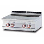 Plaque de cuisson vitrocéramique 4 zones de cuisson 400V/3P