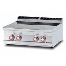 Plaque de cuisson vitrocéramique 4 zones de cuisson 400V/3P
