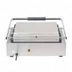 Grand gril de contact simple rainuré / lisse 2,2 kW