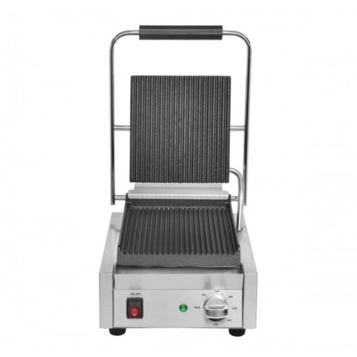 Gril de contact simple bistro rainuré / rainuré 1.5 kW Gril de contact simple bistro rainuré / rainuré 1.5 kW