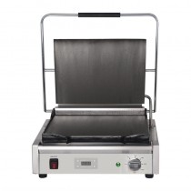Grand gril de contact simple lisse / lisse 2,2 kW