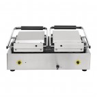 Gril de contact double rainuré / lisse 2,9 kW