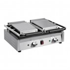 Gril de contact double bistro lisse / lisse 2,9 kW