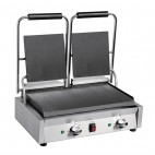 Gril de contact double bistro lisse / lisse 2,9 kW
