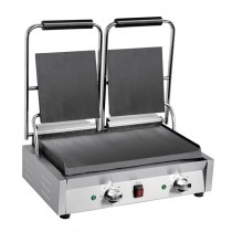 Gril de contact double bistro lisse / lisse 2,9 kW