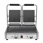 Gril de contact double bistro lisse / lisse 2,9 kW