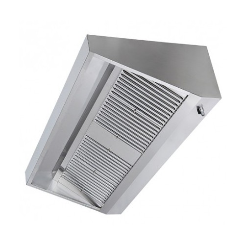 Hotte professionnelle gamme challenge profondeur 900 version dynamique longueur 1000 mm