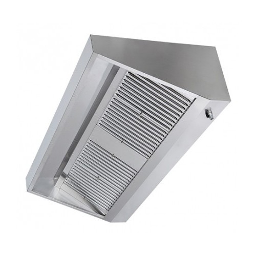 Hotte professionnelle gamme challenge profondeur 900 version dynamique longueur 1500 mm Hotte professionnelle gamme challenge profondeur 900 version dynamique longueur 1500 mm