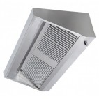 Hotte professionnelle gamme challenge profondeur 900 version dynamique longueur 1500 mm