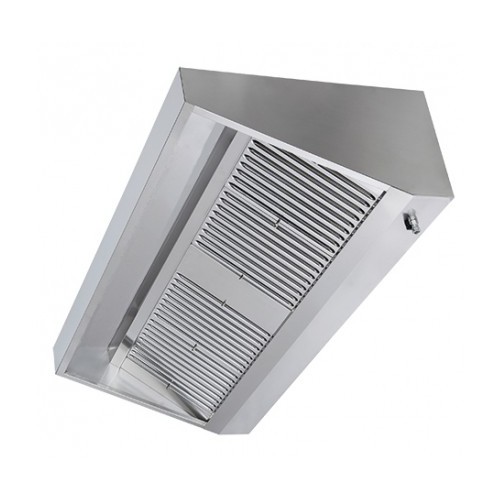 Hotte professionnelle gamme challenge profondeur 900 version dynamique longueur 2000 mm Hotte professionnelle gamme challenge profondeur 900 version dynamique longueur 2000 mm