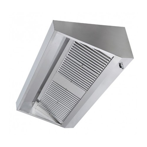 Hotte professionnelle gamme challenge profondeur 900 version dynamique longueur 3000 mm Hotte professionnelle gamme challenge profondeur 900 version dynamique longueur 3000 mm