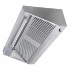 Hotte professionnelle gamme challenge profondeur 900 version intégrale longueur 1500 mm