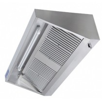Hotte professionnelle gamme challenge profondeur 900 version intégrale longueur 2000 mm