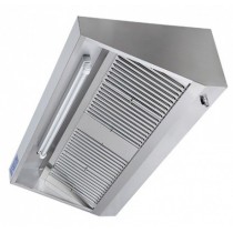 Hotte professionnelle gamme challenge profondeur 900 version intégrale longueur 3000 mm