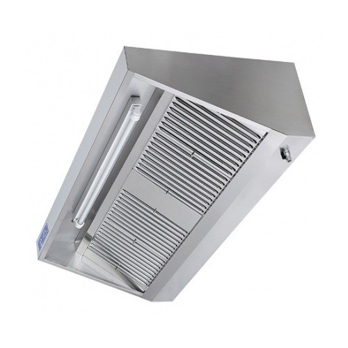 Hotte professionnelle gamme challenge profondeur 900 version intégrale longueur 3000 mm Hotte professionnelle gamme challenge profondeur 900 version intégrale longueur 3000 mm