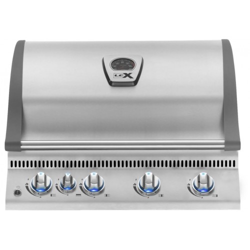 Barbecue à gaz encastrable LEX485 acier inoxydable 4 brûleurs + 1 brûleur arrière Barbecue à gaz encastrable LEX485 acier inoxydable 4 brûleurs + 1 brûleur arrière