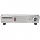 Plaque de cuisson en acier poli 2,2 kW
