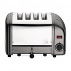 Grille-pain 4 tranches anthracite 2,2kW