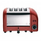 Grille-pain 4 tranches rouge 2,2 kW