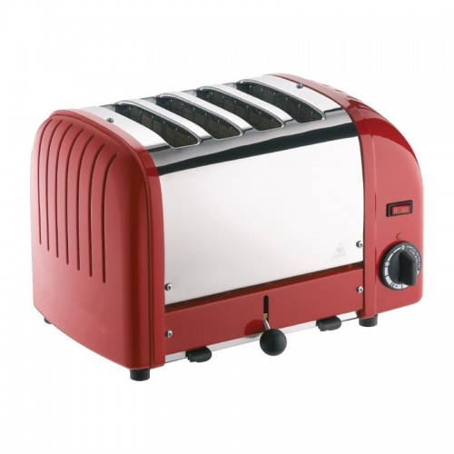 Grille-pain 4 tranches rouge 2,2 kW Grille-pain 4 tranches rouge 2,2 kW