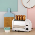 Grille-pain 4 tranches blanc 4 tranches 2,2 kW