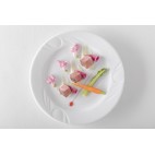 Assiette plate Porcelaine blanche D 24 cm