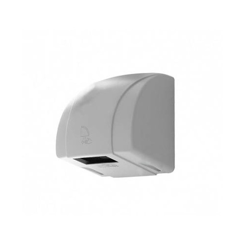 Sèche-mains professionnel en acier blanc