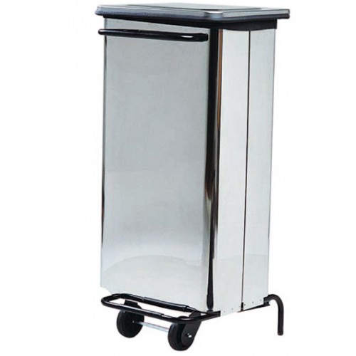 Poubelle rectangle en inox hauteur 790 mm Poubelle rectangle en inox hauteur 790 mm