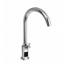 Robinetterie cuisine avec mélangeur électronique branchement piles 197 mm
