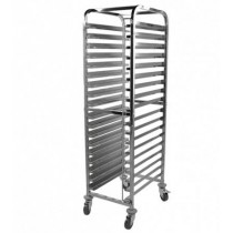 Chariot inox GN 1/1 euronorme 600 x 400 18 niveaux