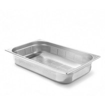 Bac gastronorme inox GN1/1 perforé profondeur 40 mm