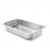 Bac gastronorme inox GN1/1 perforé profondeur 65 mm