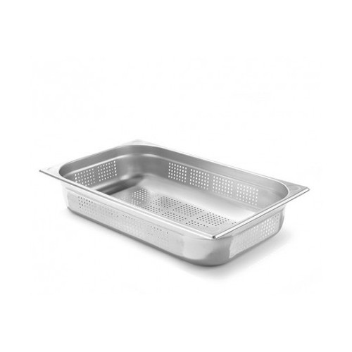 Bac gastronorme inox GN1/1 perforé profondeur 100 mm Bac gastronorme inox GN1/1 perforé profondeur 100 mm