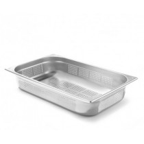 Bac gastronorme inox GN1/1 perforé profondeur 100 mm