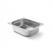 Bac gastronorme inox GN1/2 325 x 265 mm profondeur 100 mm
