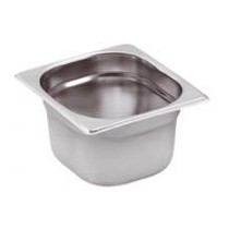 Bac gastronorme inox GN1/6 162 x 176 mm profondeur 100 mm