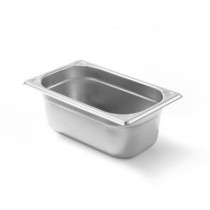 Bac gastronorme inox GN1/4 162 x 265 mm profondeur 150 mm