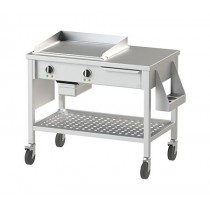 Wok gaz série 600 ECO 1 brûleur 13 kW acier inoxydable AISI 304