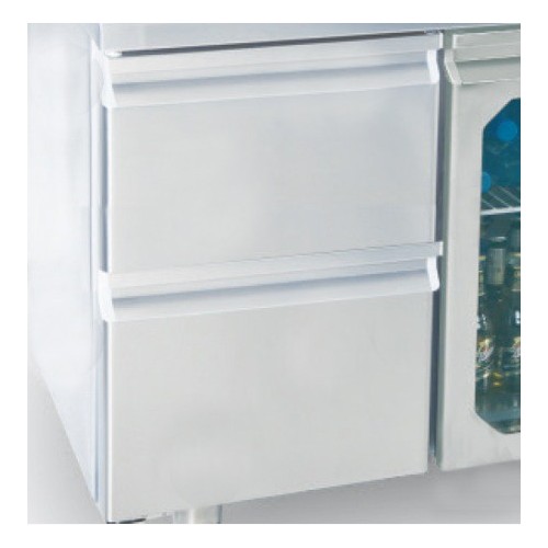 Bloc 2 tiroirs pour dessertes réfrigérées GN 1/1 gamme profondeur 700 mm Bloc 2 tiroirs pour dessertes réfrigérées GN 1/1 gamme profondeur 700 mm