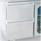 Bloc 2 tiroirs pour dessertes réfrigérées GN 1/1 gamme  profondeur 700 mm