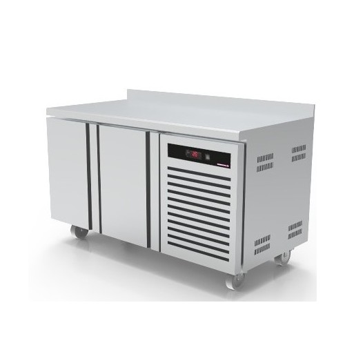 Desserte réfrigéré profondeur 600 mm froid négatif adossée 2 portes Desserte réfrigéré profondeur 600 mm froid négatif adossée 2 portes