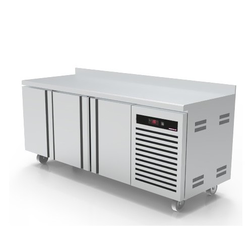 Tour pâtissiers adossé 3 portes froid positif ventilé profondeur 800 mm 595 L Tour pâtissiers adossé 3 portes froid positif ventilé profondeur 800 mm 595 L