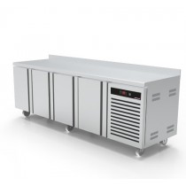 Tour pâtissiers adossé 4 portes froid positif ventilé profondeur 800 mm 815 L