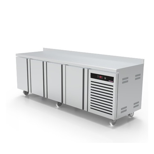 Tour pâtissiers adossé 4 portes froid positif ventilé profondeur 800 mm 815 L Tour pâtissiers adossé 4 portes froid positif ventilé profondeur 800 mm 815 L