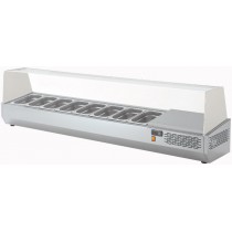 Vitrinette réfrigérée 6 bacs GN 1/4