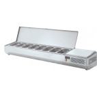 Vitrinette réfrigérée 6 bacs GN 1/4