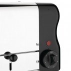 Grille-pain 2 fentes noir 1,1 kW