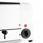 Grille-pain avec grilles sandwich 2 fentes blanc 1,1 kW