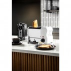 Grille-pain avec grilles sandwich 2 fentes blanc 1,1 kW