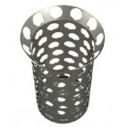 Option panier pour siphon en acier inox, capacité 0.10 litres